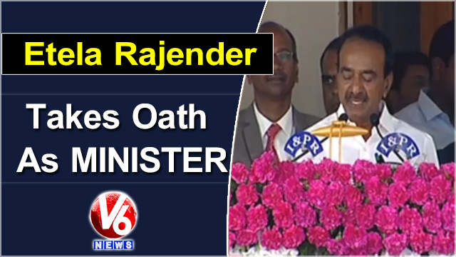 Etela Rajender Takes Oath As Telangana Cabinet Minister