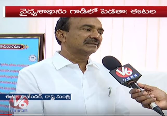 Etela Rajender Face To Face, Takes Charge As Medical And Health Minister