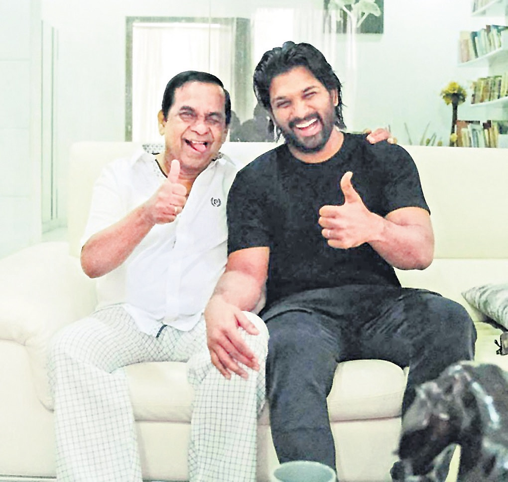బ్రహ్మానందం గుండె గట్టిది : అల్లు అర్జున్