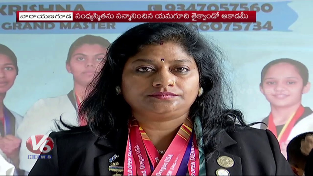 Yama guchi Taekwondo Academy Honour To Taekwondo ChampionShip Sandhya Smitha | Hyderabad