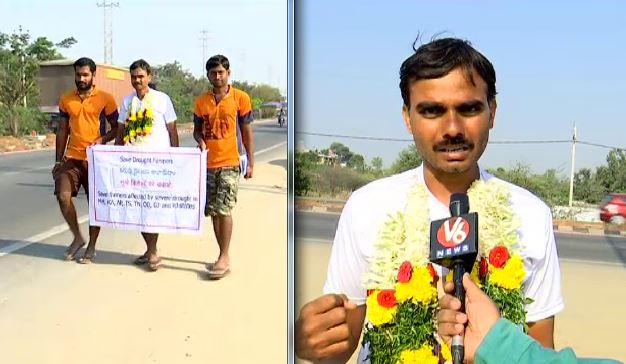 రూ.కోటి జీతం వదిలి రైతుకోసం పాదయాత్ర