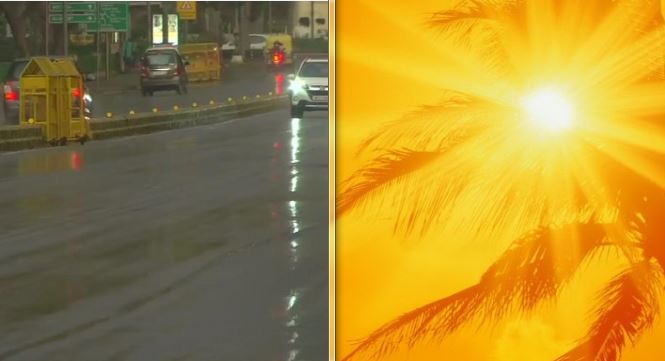 ఢిల్లీలో చిరుజల్లులు.. నాగపూర్ లో మండే ఎండలు