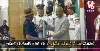 అనిల్ కుమార్ భట్ కు ఉత్తమ్ యుద్ధ సేవా మెడల్