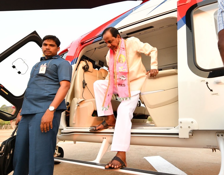 కాసేపట్లో మిర్యాలగూడ, మల్కాజిగిరిల్లో KCR సభలు