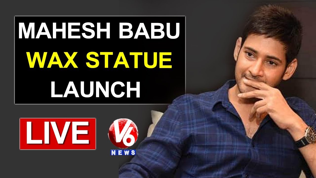 Mahesh Babu Wax Statue Launch At AMB Cinemas LIVE