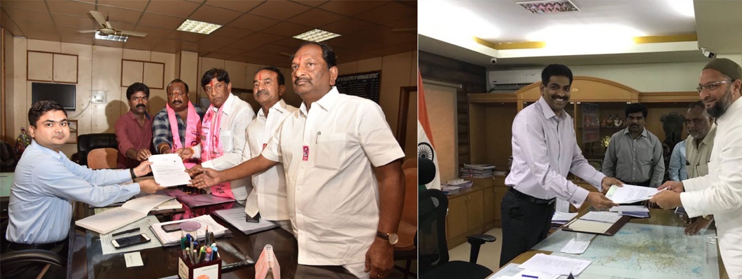 పార్లమెంట్ ఎన్నికల నామినేషన్ల సందడి