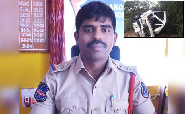 రోడ్డు ప్రమాదంలో SI మృతి