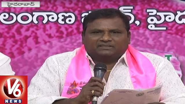 TRS Leader Pidamarthi Ravi Comments On Manda Krishna Madiga Over Ambedkar Statue Issue | V6 News