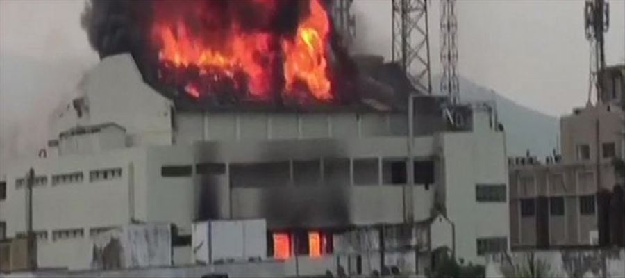 కొమరంభీం జిల్లాలో అగ్ని ప్రమాదం