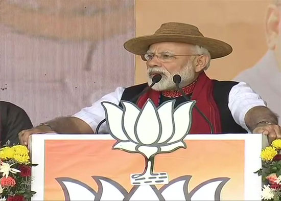 కాంగ్రెస్‌ మేనిఫెస్టోలో అన్నీ అబద్ధాల హామీలు: మోడీ