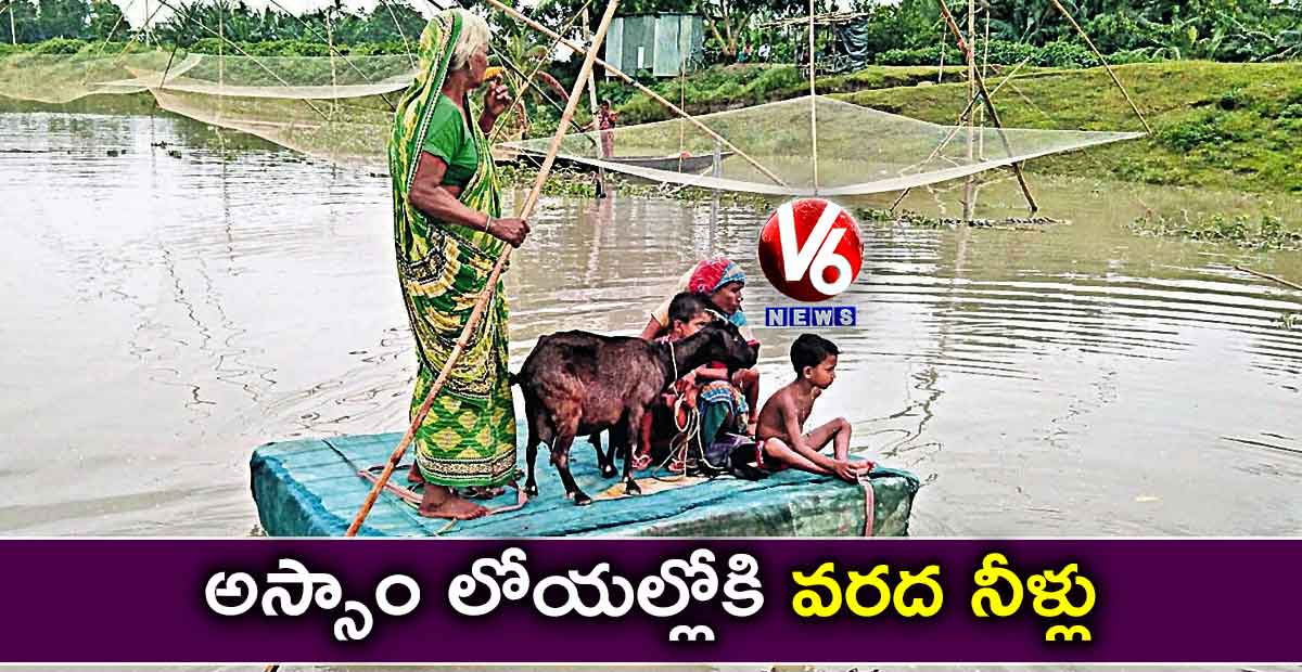 అస్సాం లోయల్లోకి వరద నీళ్లు