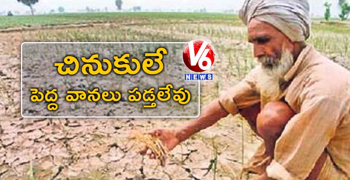 చినుకులే.. పెద్ద వానలు పడ్తలేవు