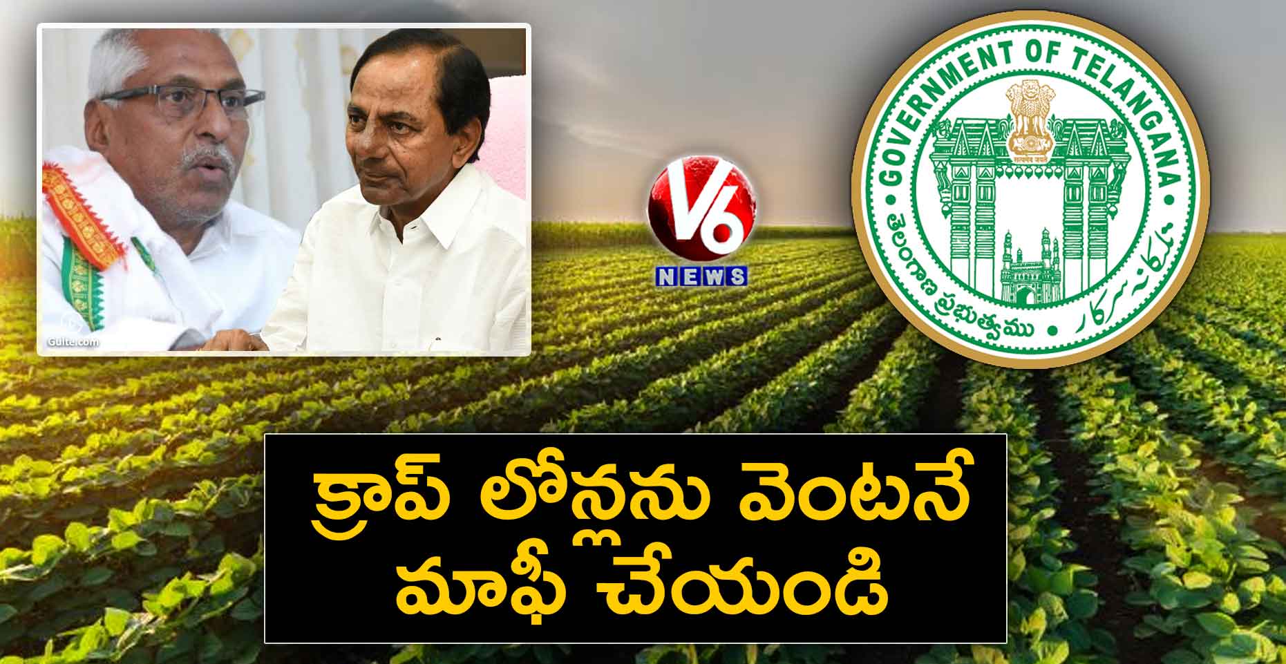 క్రాప్‌లోన్లను వెంటనే మాఫీ చేయండి:CMకు జీవన్‌రెడ్డి లెటర్