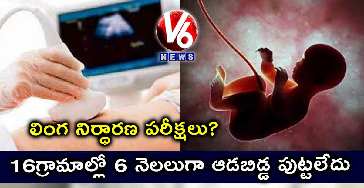 16 గ్రామాల్లో ఆరు నెలలుగా ఒక్క ఆడబిడ్డ పుట్టలేదు
