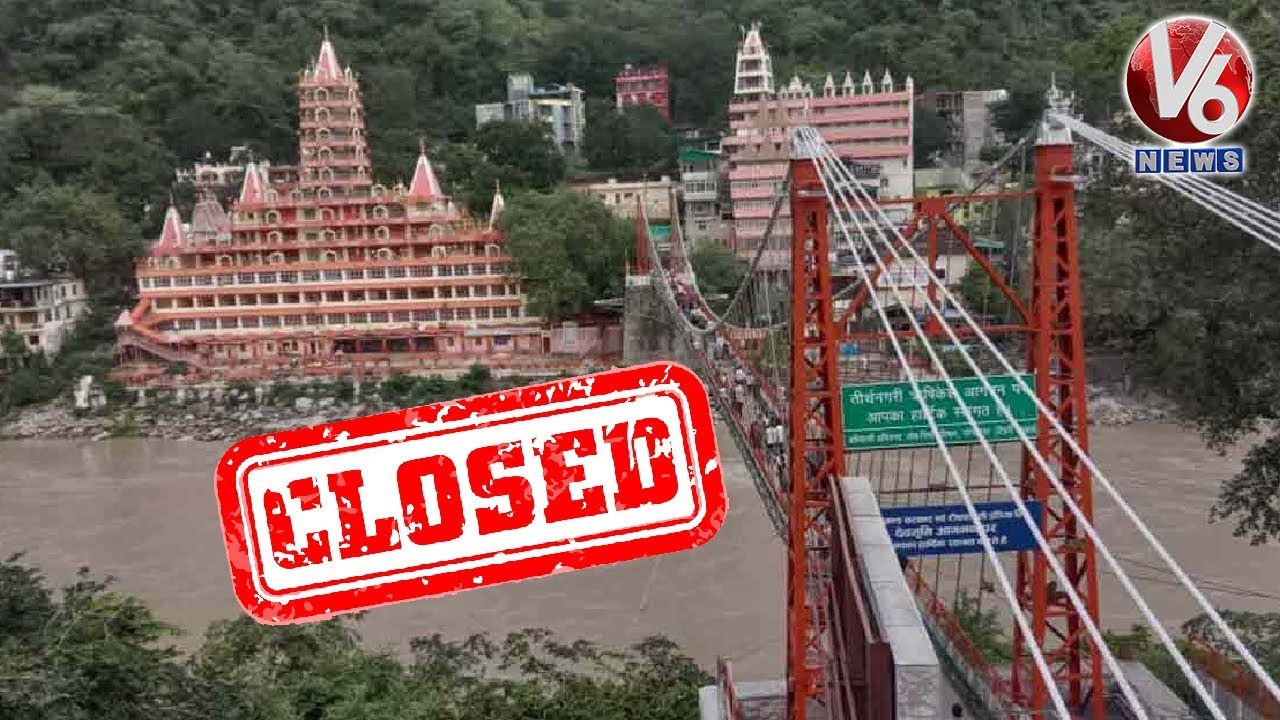 Iconic Suspension Bridge Lakshman Jhula Closed Due To Traffic | Rishikesh