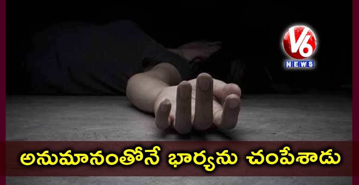 వీడిన మర్డర్ మిస్టరీ : అనుమానంతోనే భార్యను చంపేశాడు