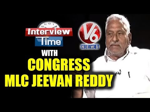 Interview Time With Congress MLC Jeevan Reddy