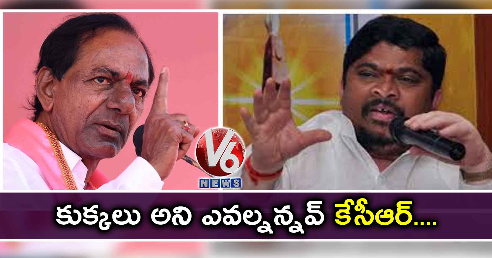 కుక్కలు అని ఎవల్నన్నవ్ కేసీఆర్..