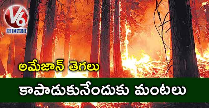 అమేజాన్ తెగలు: కాపాడుకునేందుకు మంటలు