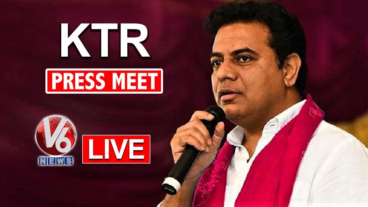 KTR Press Meet LIVE | Municipal Poll Results 2020