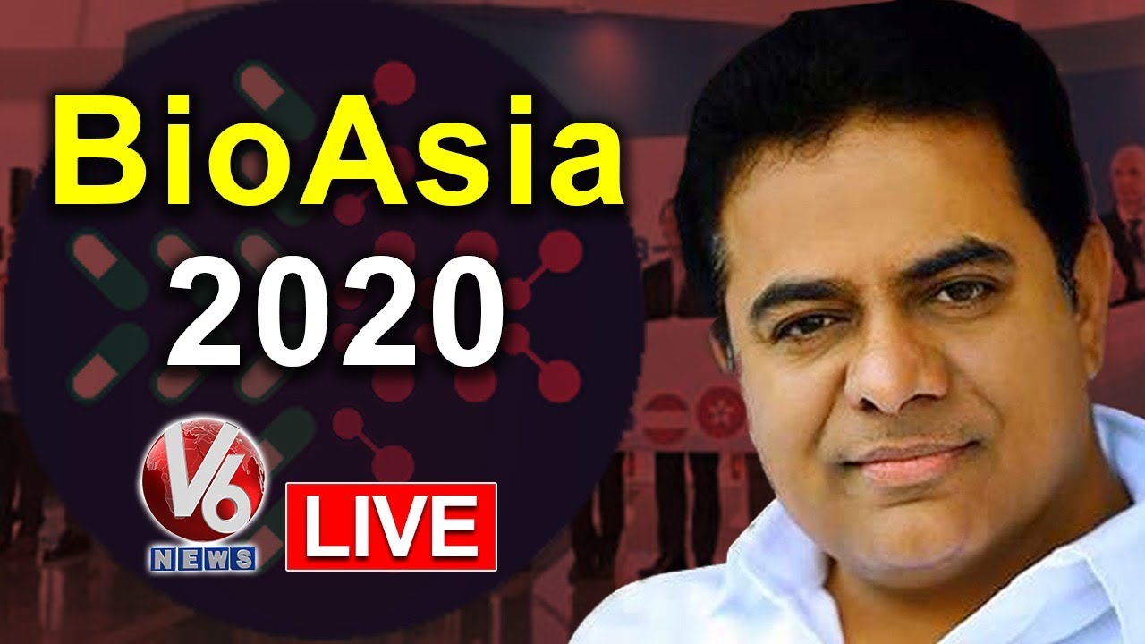 KTR Live | KTR Inaugurate BioAsia Convention at HICC