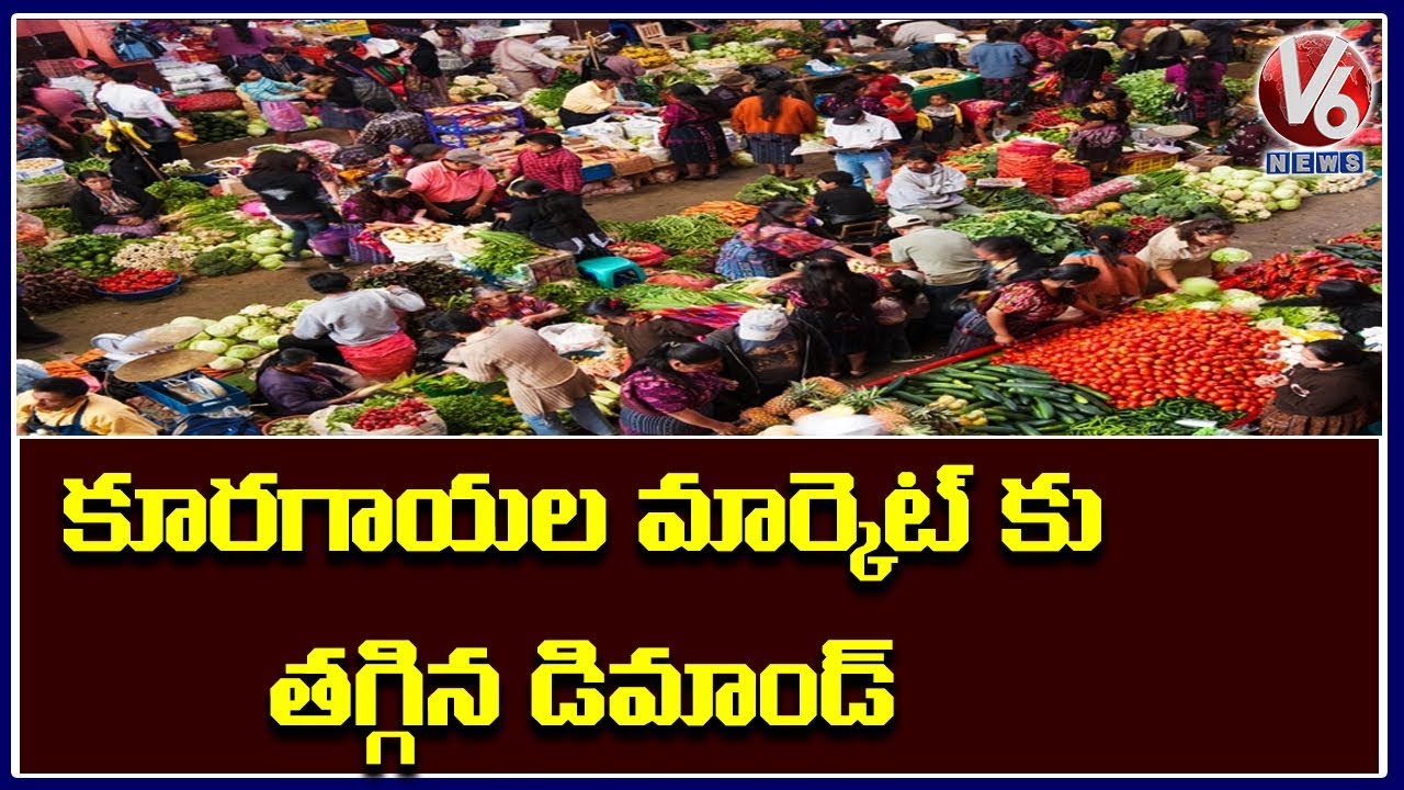 Decreased demand for vegetable market