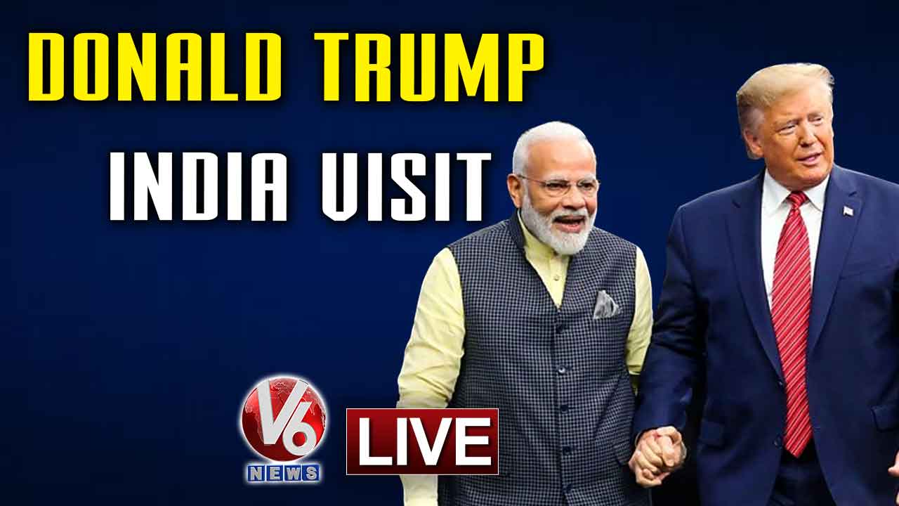 Namaste Trump Live | Donald Trump India Visit Live