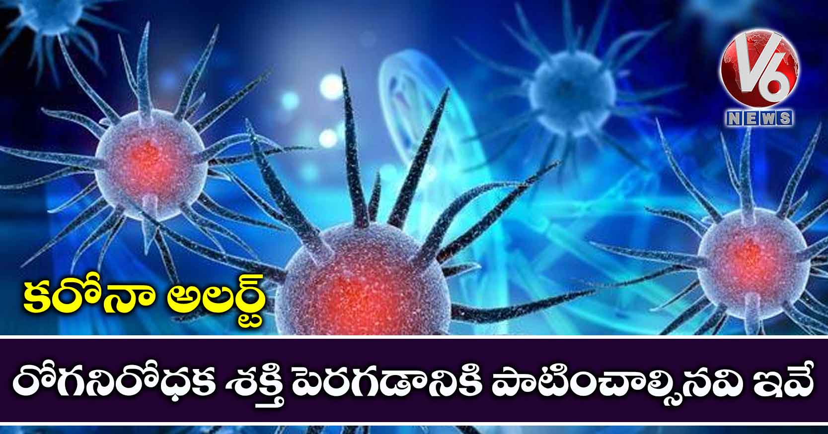 కరోనా అలర్ట్: రోగనిరోధక శక్తి పెరగడానికి పాటించాల్సినవి ఇవే..