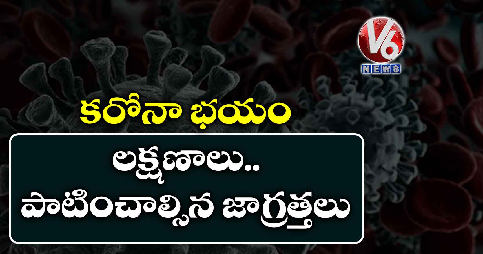 కరోనా భయం: లక్షణాలు.. పాటించాల్సిన జాగ్రత్తలు