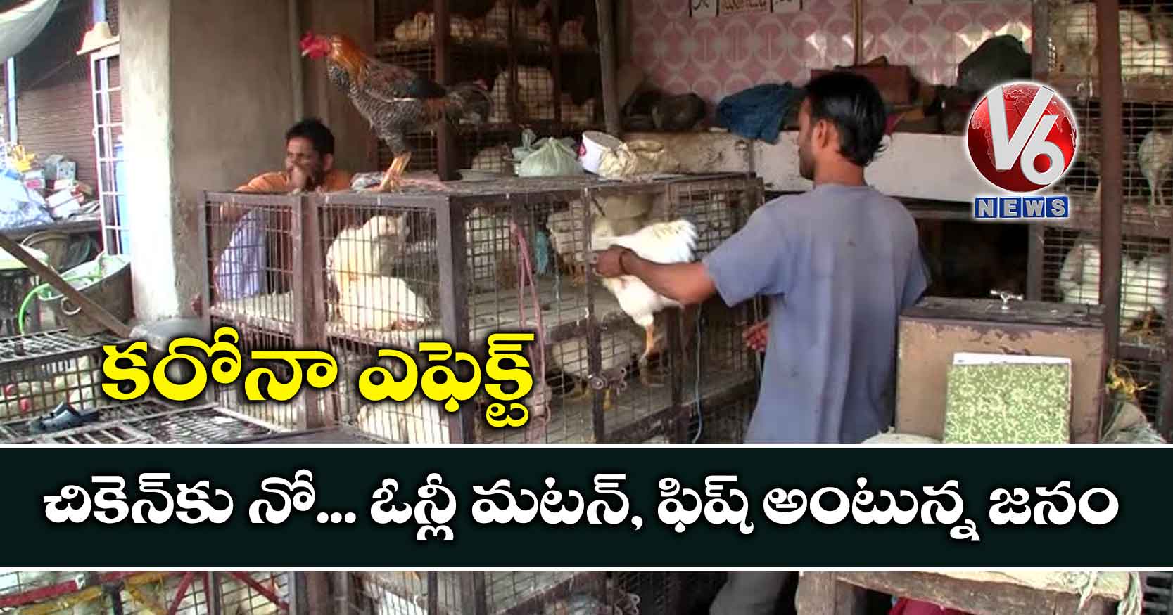 కరోనా ఎఫెక్ట్: చికెన్కు నో… ఓన్లీ మటన్, ఫిష్ అంటున్న జనం