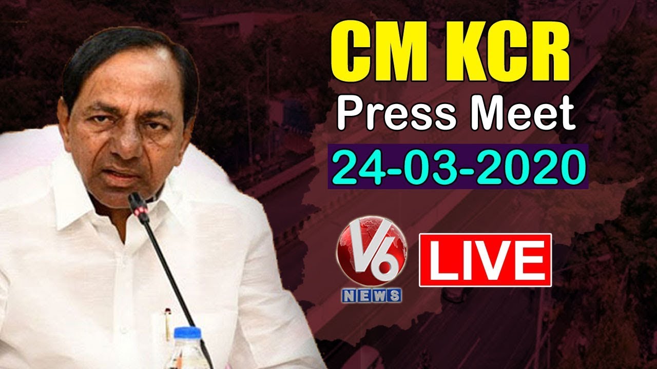 CM KCR Press Meet On Telangana LockDown LIVE Updates