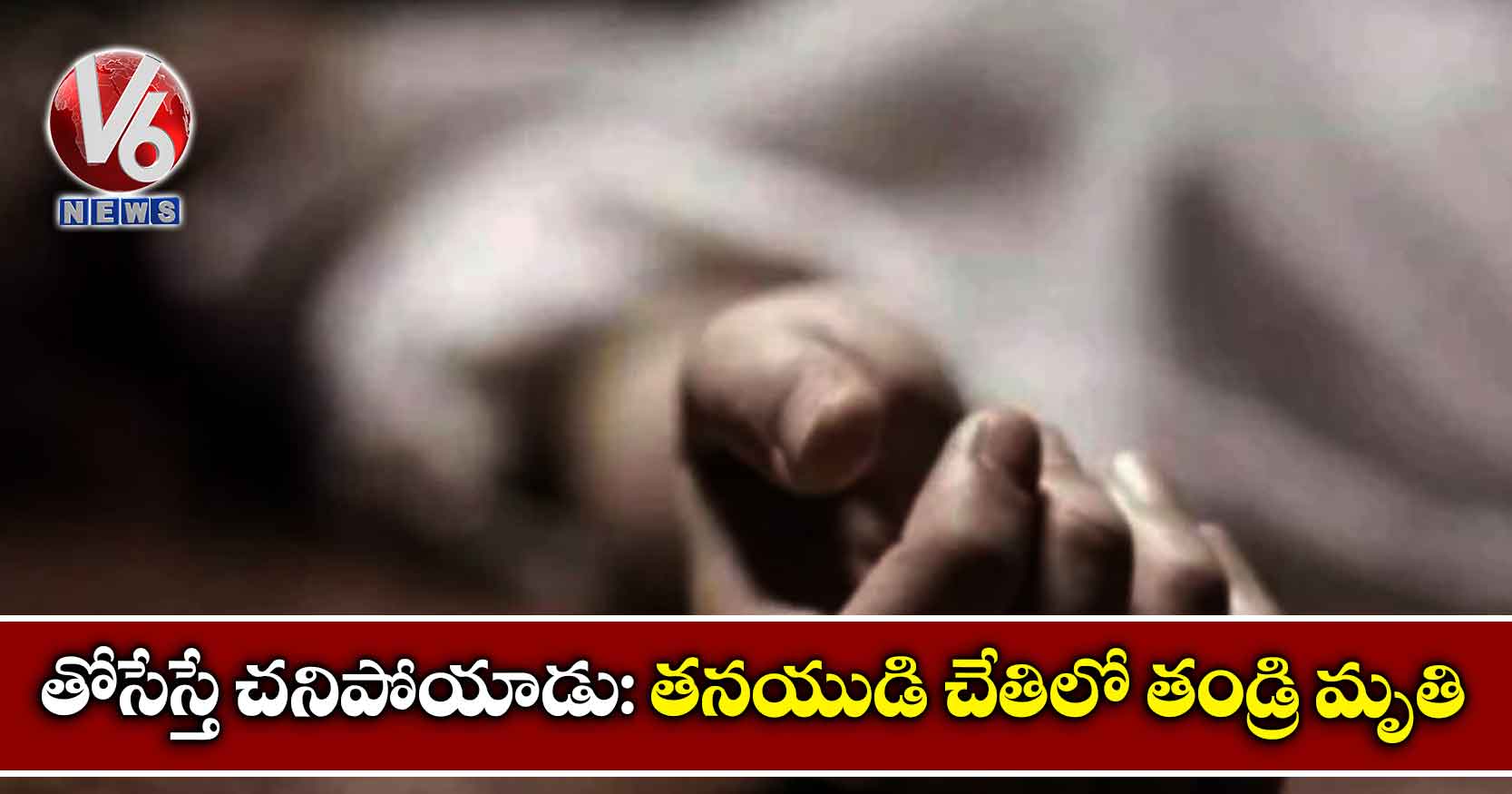 తోసేస్తే చనిపోయాడు: తనయుడి చేతిలో తండ్రి మృతి