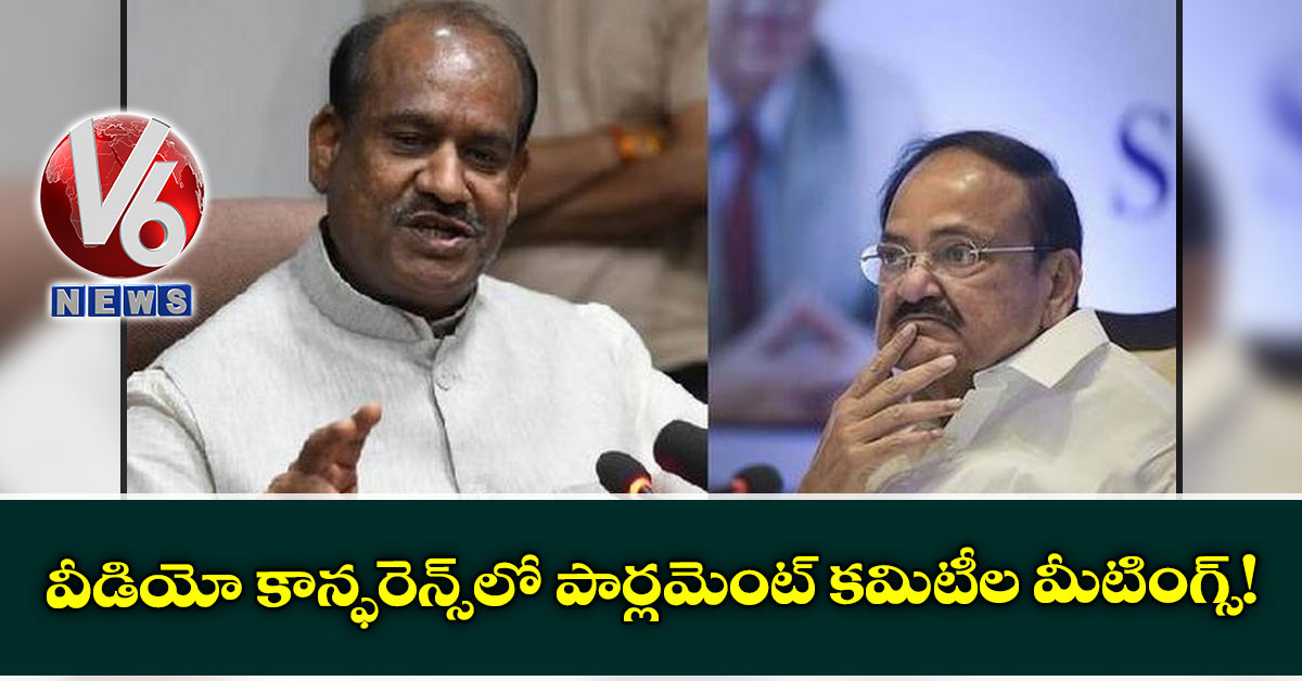 వీడియో కాన్ఫరెన్స్లో పార్లమెంట్ కమిటీల మీటింగ్స్!