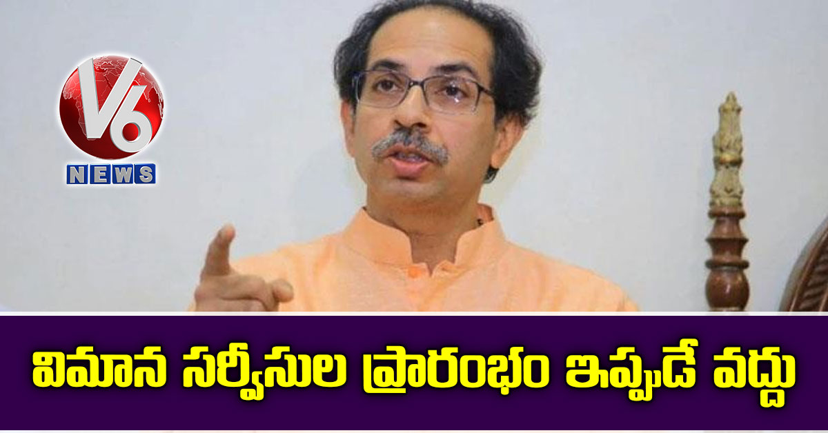 విమాన సర్వీసుల ప్రారంభం ఇప్పుడే వద్దు