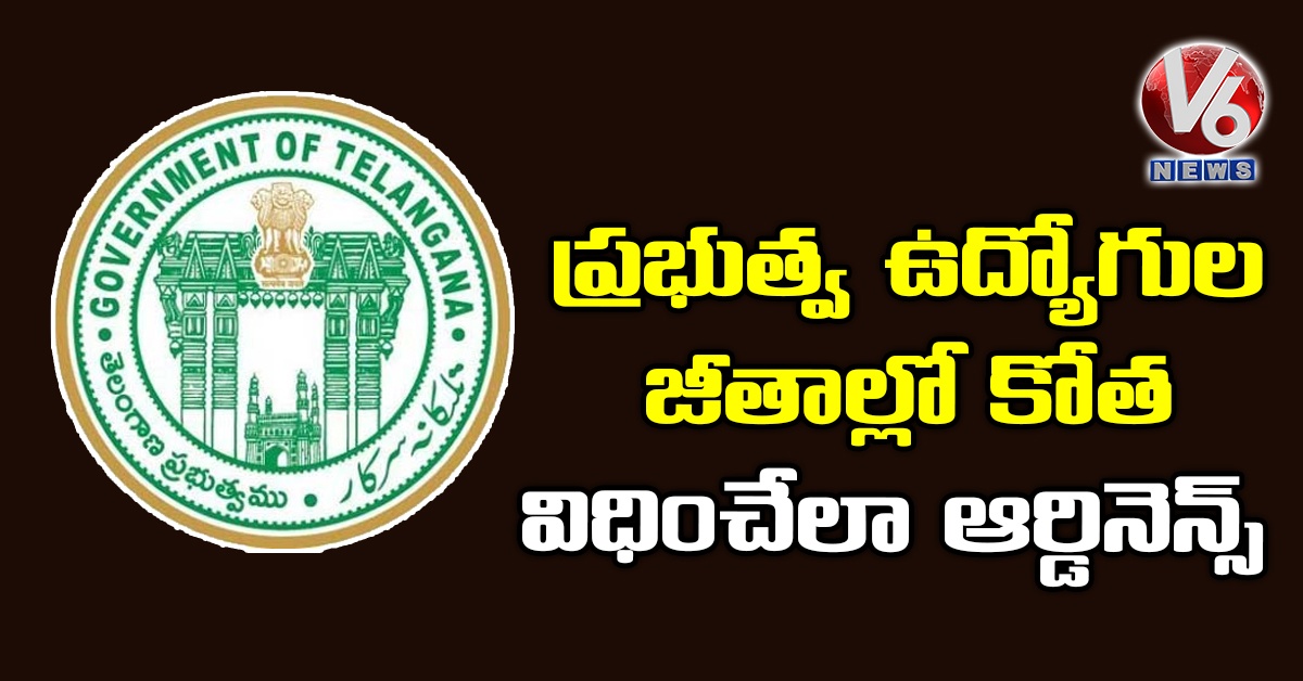 ప్రభుత్వ ఉద్యోగుల జీతాల్లో కోత విధించేలా ఆర్డినెన్స్
