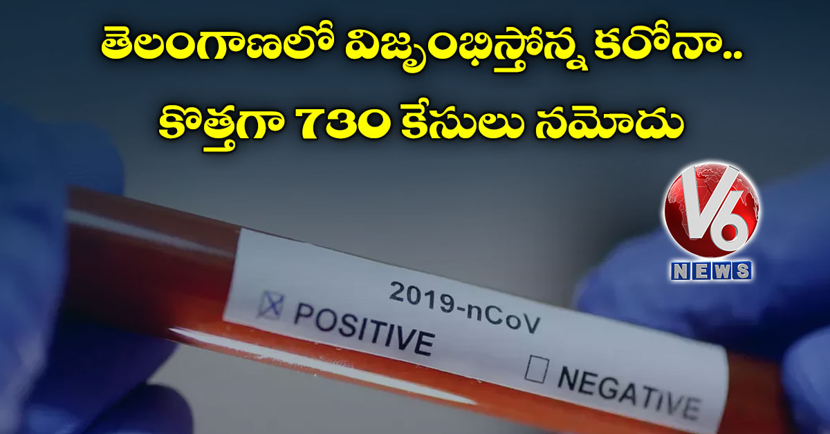 తెలంగాణలో విజృంభిస్తోన్న కరోనా.. కొత్తగా 730 కేసులు నమోదు