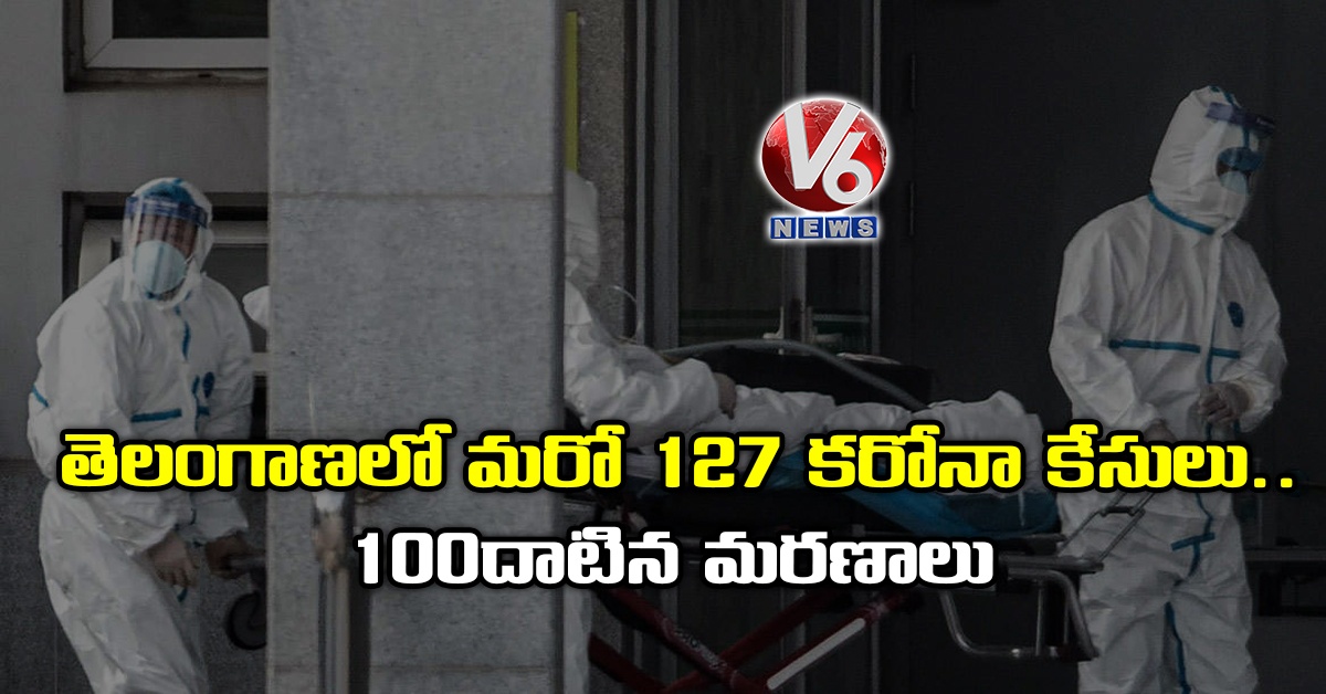 తెలంగాణ‌లో మ‌రో 127 క‌రోనా కేసులు.. 100 దాటిన మ‌ర‌ణాలు