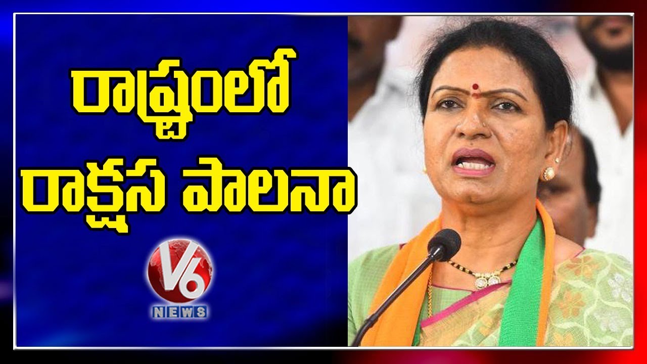 BJP Leader DK Aruna Lashes Out CM KCR Over Corona Prevention | V6 News