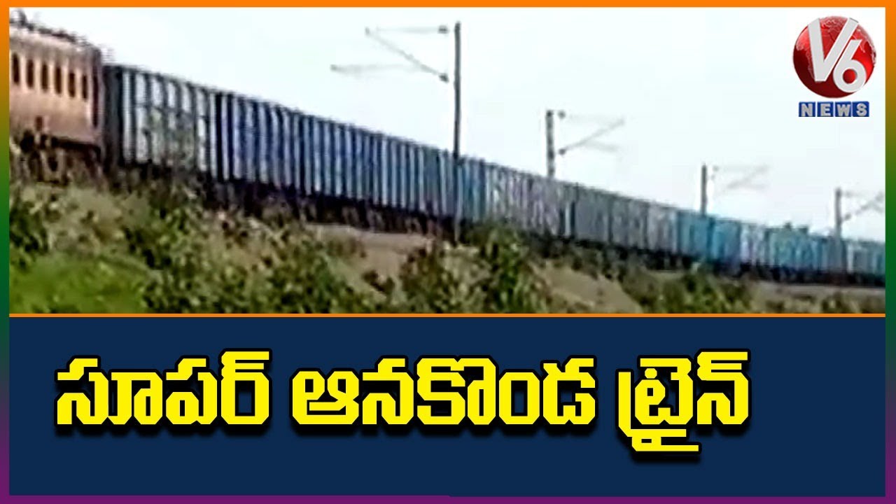 Indian Railways Creates History With Super Anaconda Train