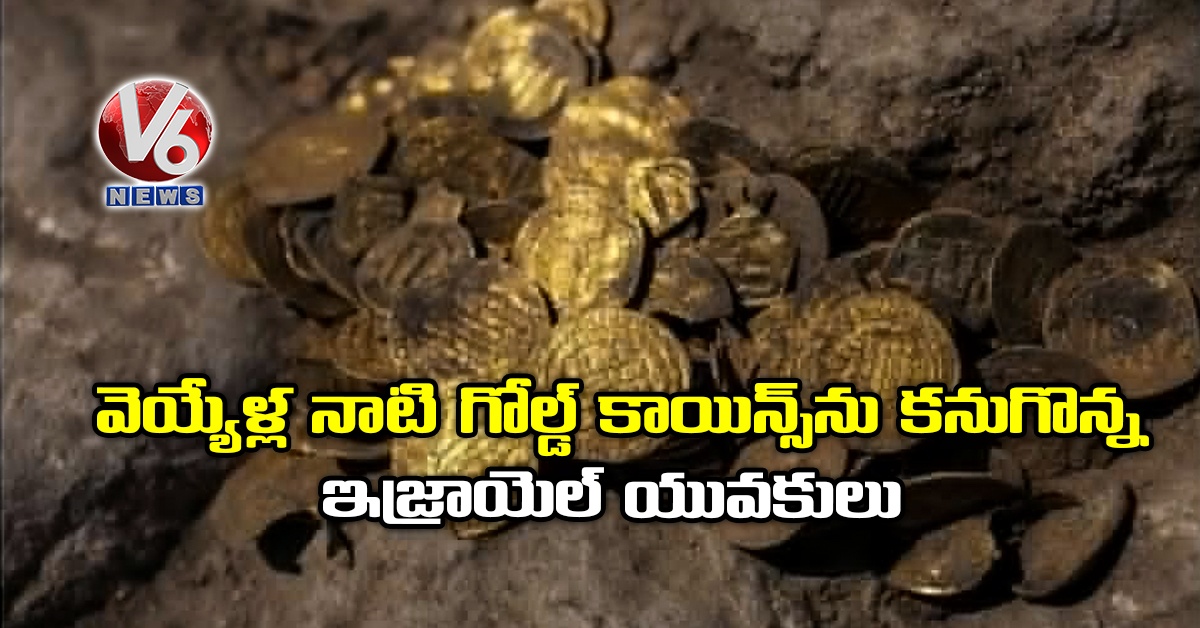వెయ్యేళ్ల నాటి గోల్డ్‌ కాయిన్స్‌ను కనుగొన్న ఇజ్రాయెల్‌ యువకులు