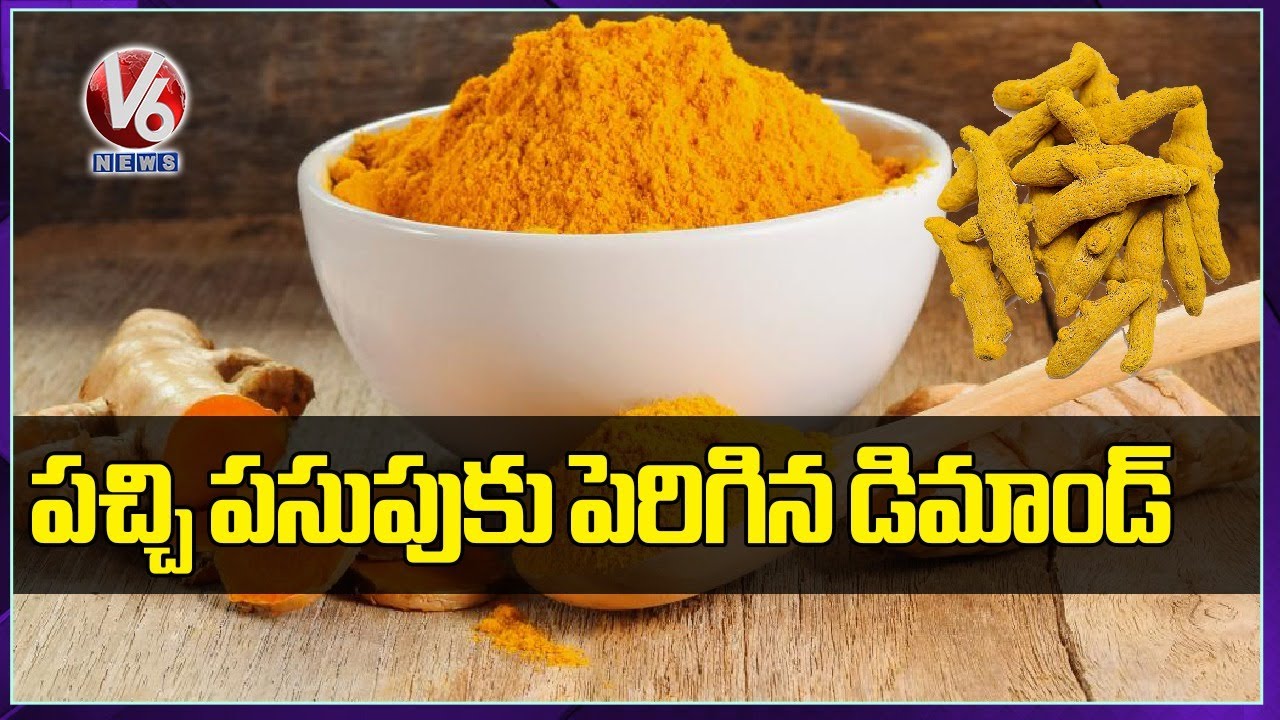 Coronavirus Scare Shoots Up Demand For India’s Raw Turmeric | Hyderabad | V6 News