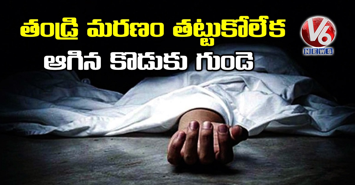తండ్రి మరణం తట్టుకోలేక ఆగిన కొడుకు గుండె