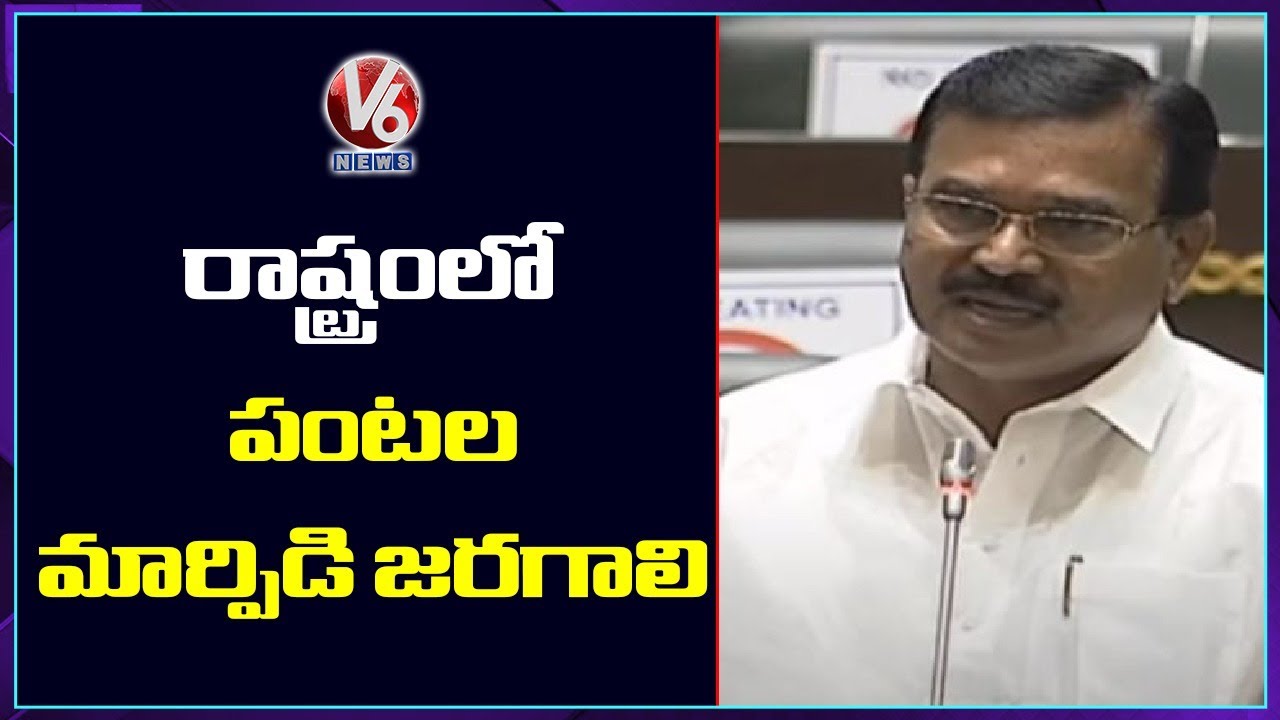 Minister Niranjan Reddy Replies To Questions On Agriculture| TS Assembly 2020