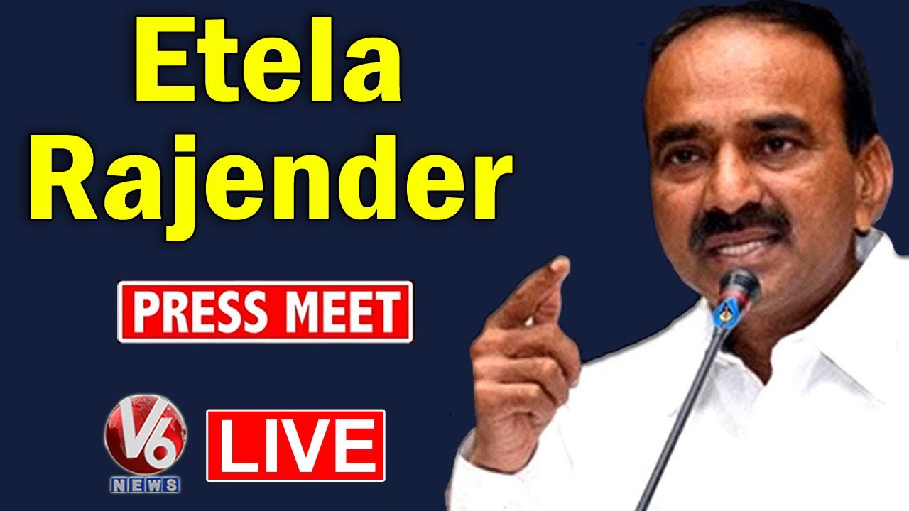 Health Minister Etela Rajender Press Meet LIVE | V6 News