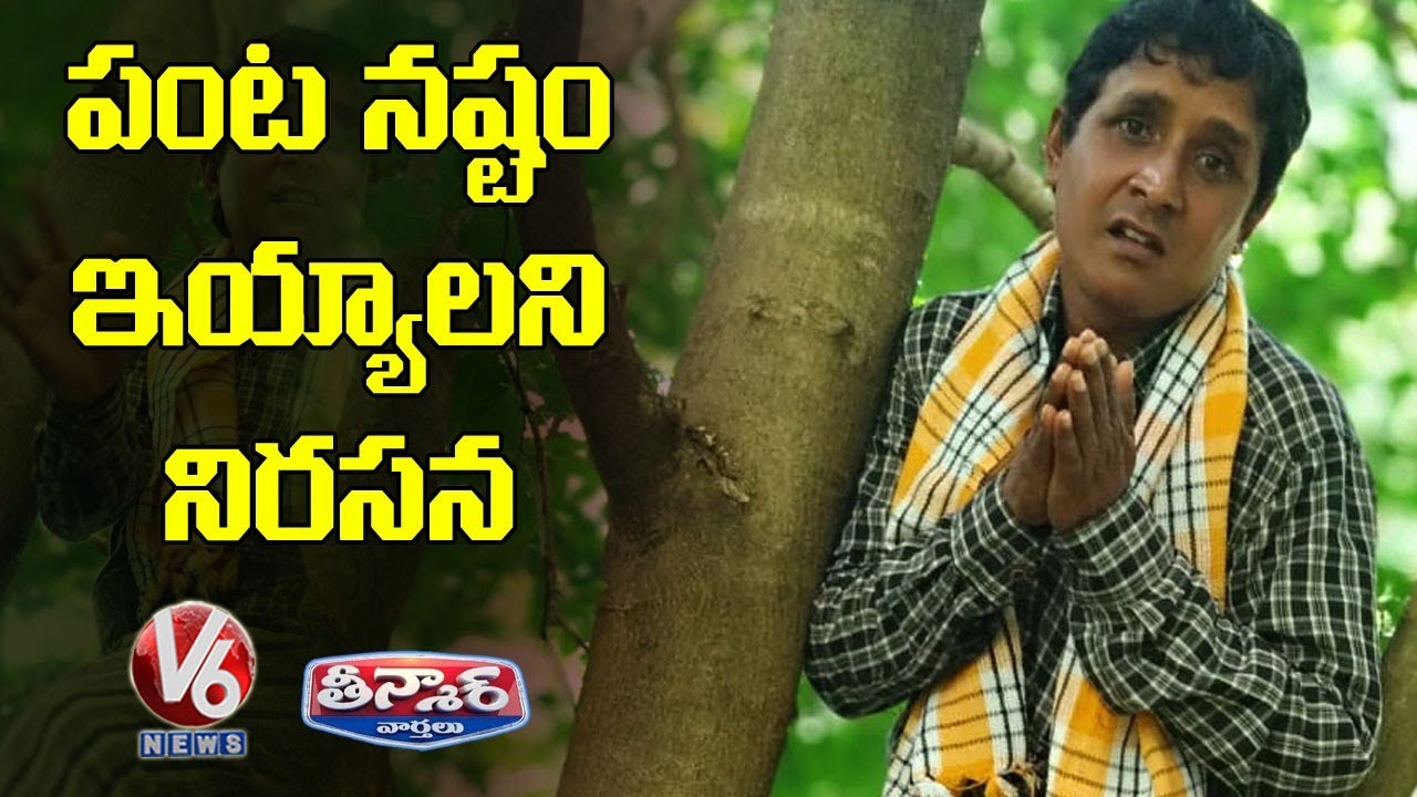 Teenmaar Sadanna Demands Compensation For Damaged Crops | Telangana Rains | V6 News