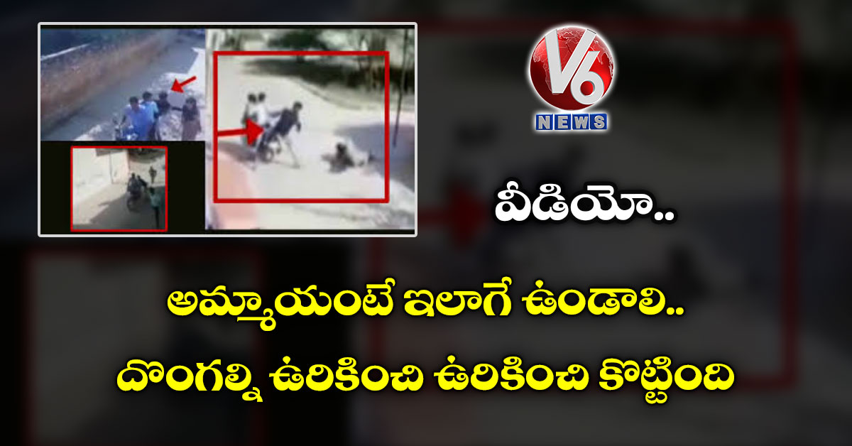అమ్మాయంటే ఇలాగే ఉండాలి..దొంగల్ని ఉరికించి ఉరికించి కొట్టింది (వీడియో)