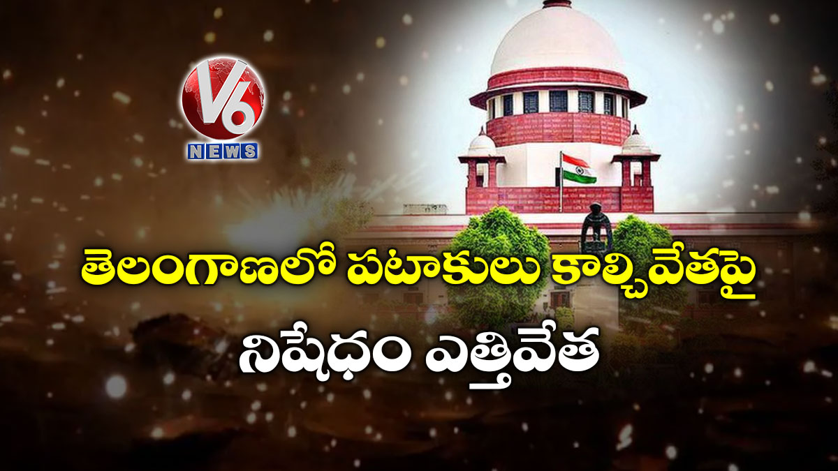 తెలంగాణలో పటాకులు కాల్చివేతపై నిషేధం ఎత్తివేత