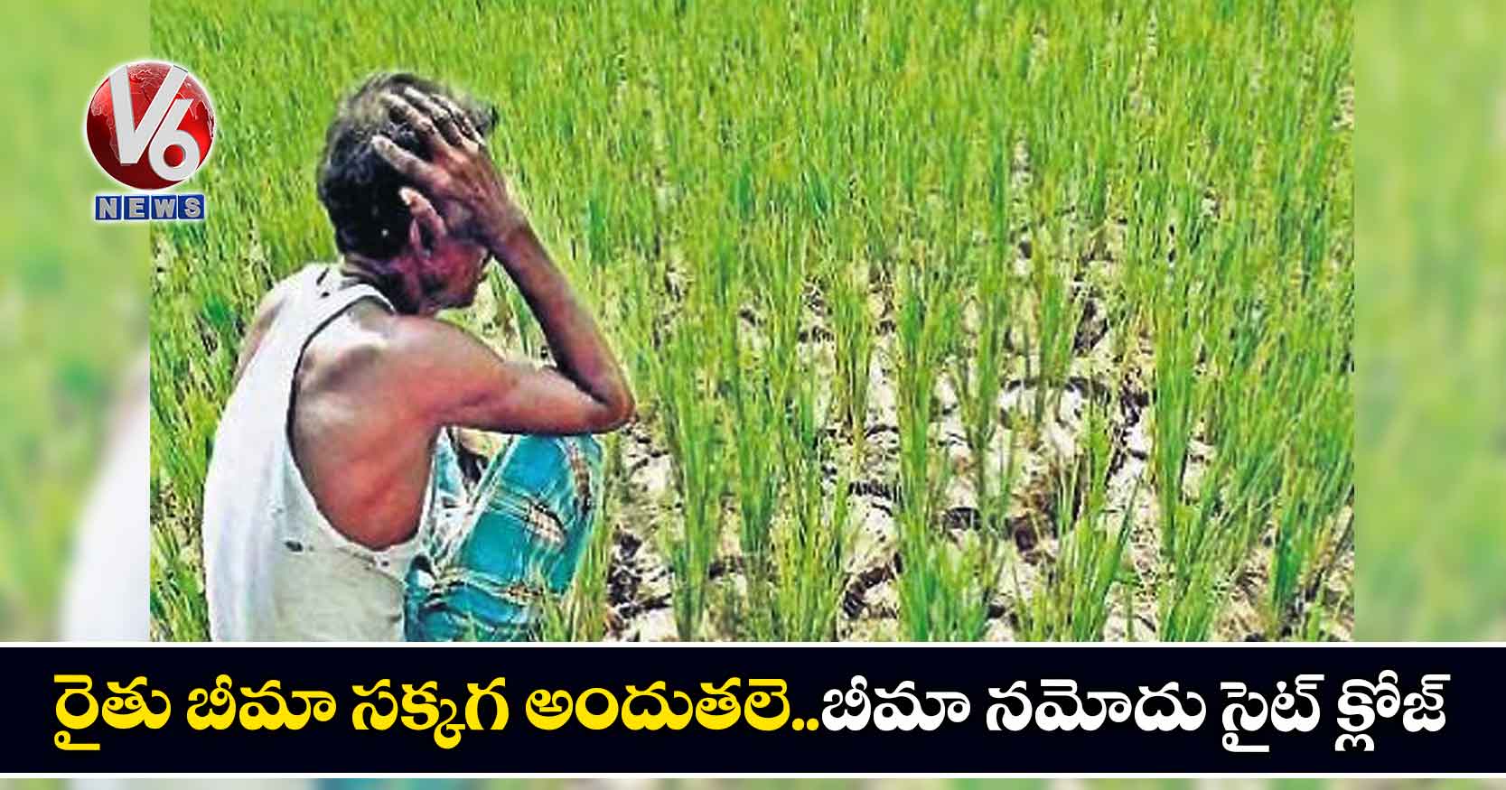 రైతు బీమా సక్కగ అందుతలె..బీమా నమోదు సైట్ క్లోజ్