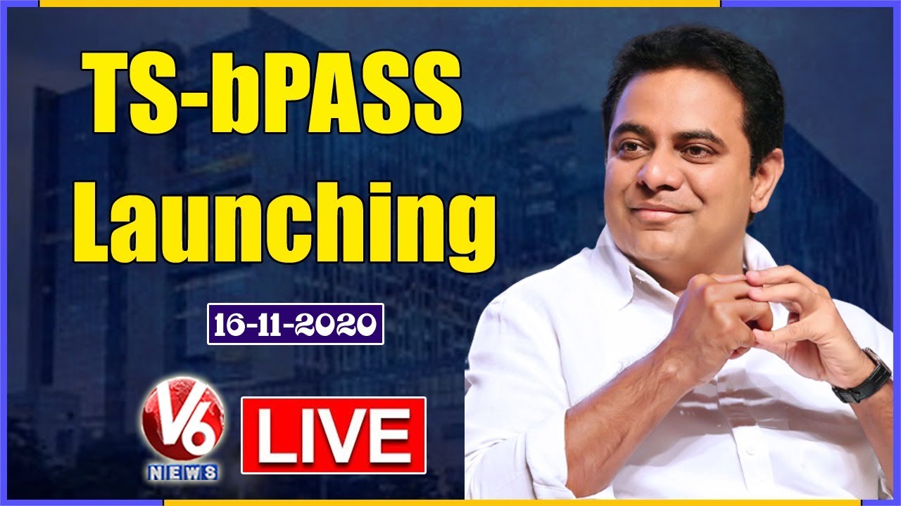 KTR LIVE | TS-bPASS Inauguration | V6 News