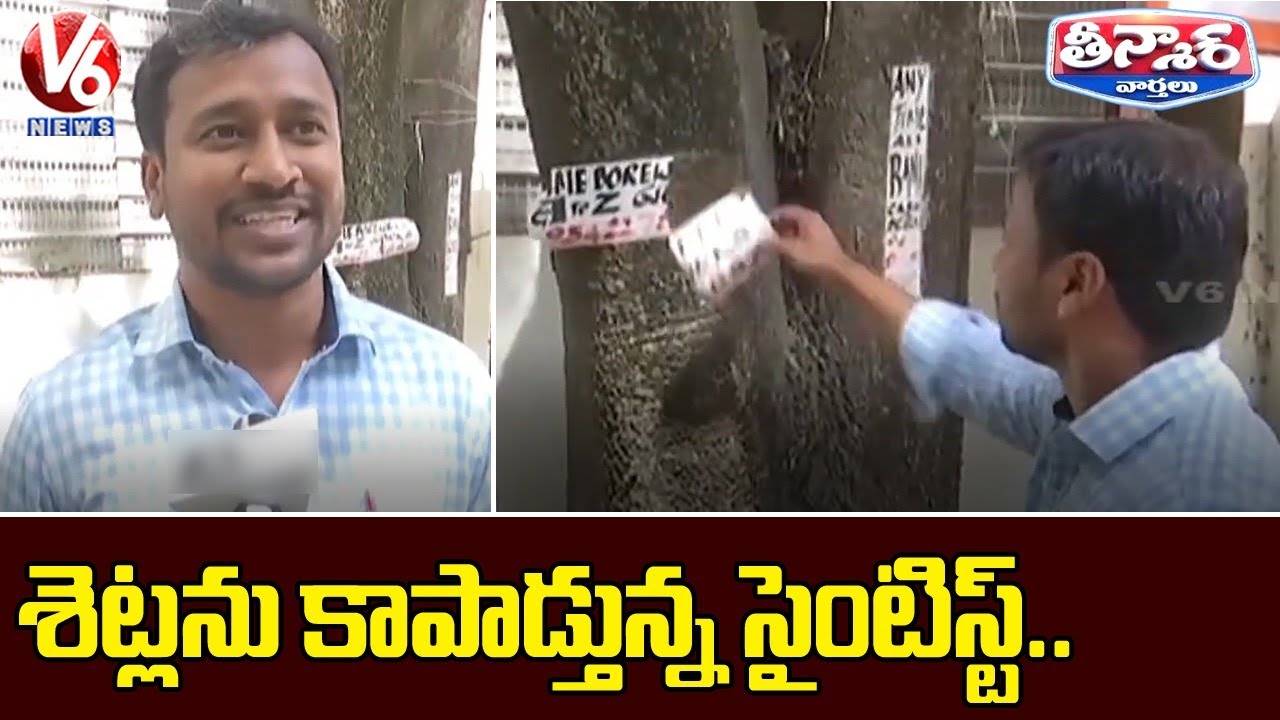 DRDO Assistant Scientist Gives Healing Touch To Trees In Bengaluru | V6 News
